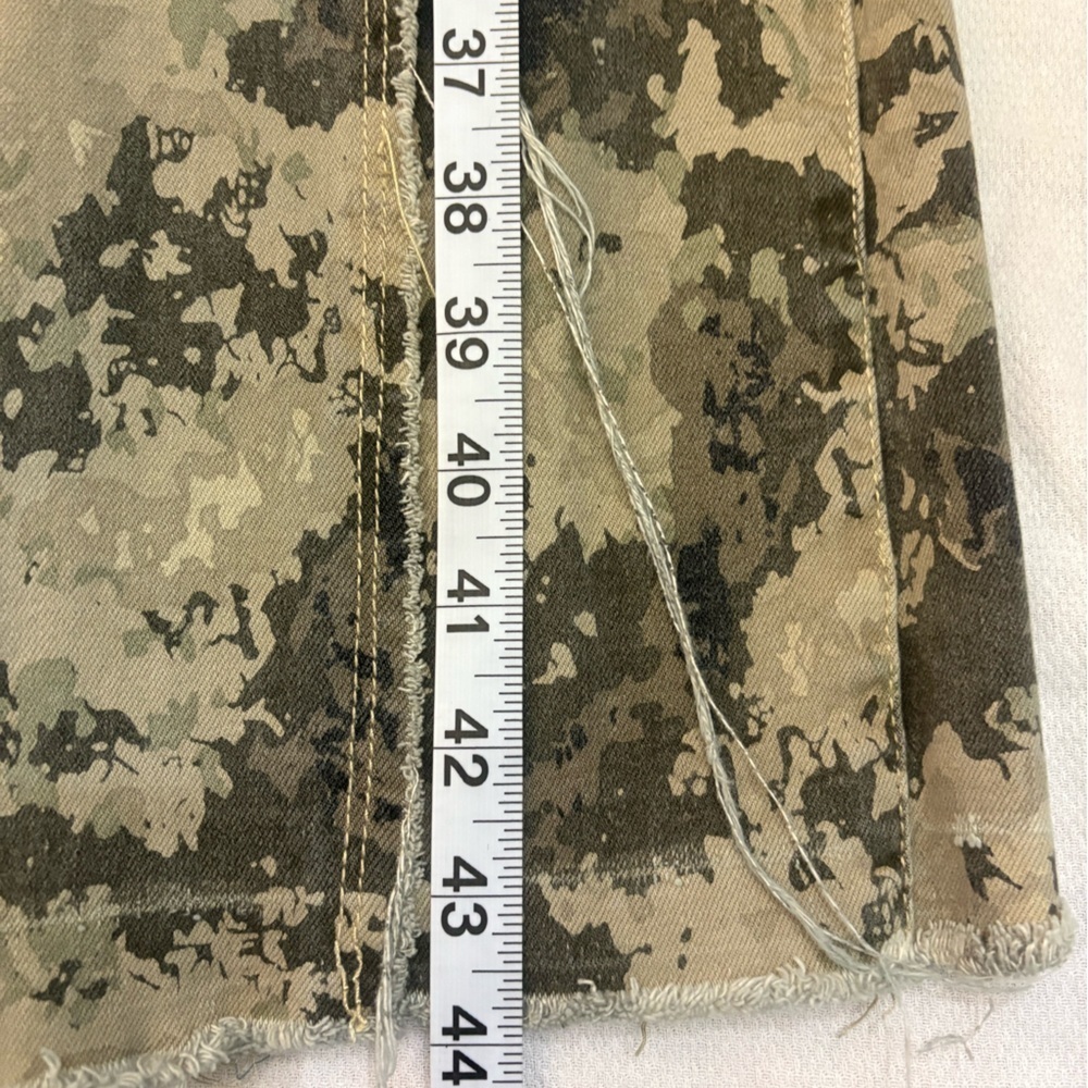 In Action Camo Stacked Skinny Flare Jeans Novamen W 30 - Picture 6 of 11